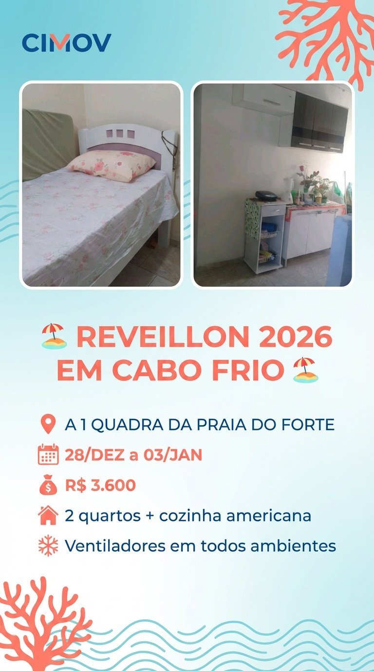 A00011- Aluguel Casa para reveillon em Cabo Frio - RJ