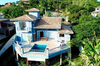 AL0006 - MANSÃO EM ARMAÇÃO DOS BUZIOS PARA 8 OU 10 PESSOAS ALUGUEL TEMPORADA